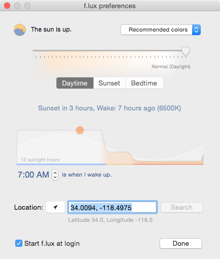 f.lux for Mac 1.0 full